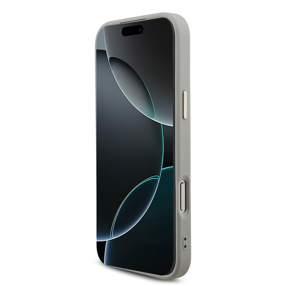 iPhone 17 Pro Max Kılıf Guess Orijinal Lisanslı 4G Büyük Metal Kamera Çerçeveli ve Logolu Glitter Kılıf
