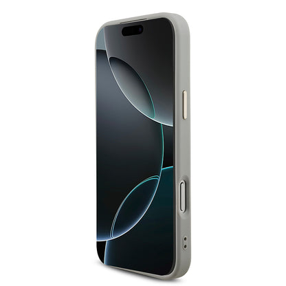 iPhone 17 Pro Max Kılıf Guess Orijinal Lisanslı 4G Büyük Metal Kamera Çerçeveli ve Logolu Glitter Kılıf