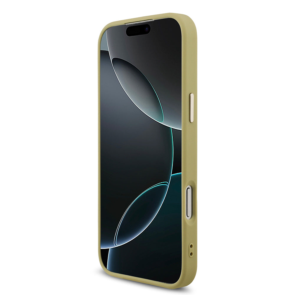 iPhone 17 Pro Max Kılıf Guess Orijinal Lisanslı 4G Büyük Metal Kamera Çerçeveli ve Logolu Glitter Kılıf