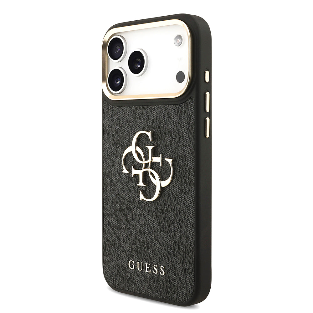 iPhone 17 Pro Max Kılıf Guess Orijinal Lisanslı 4G Büyük Metal Logolu Kalın Askılı Kılıf