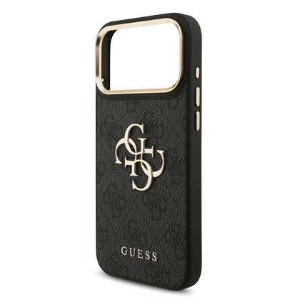 iPhone 17 Pro Max Kılıf Guess Orijinal Lisanslı 4G Büyük Metal Logolu Kalın Askılı Kılıf