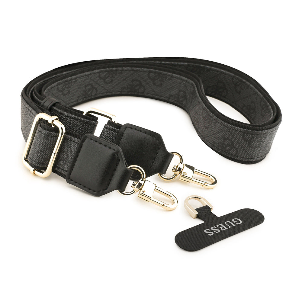 iPhone 17 Pro Max Kılıf Guess Orijinal Lisanslı 4G Büyük Metal Logolu Kalın Askılı Kılıf