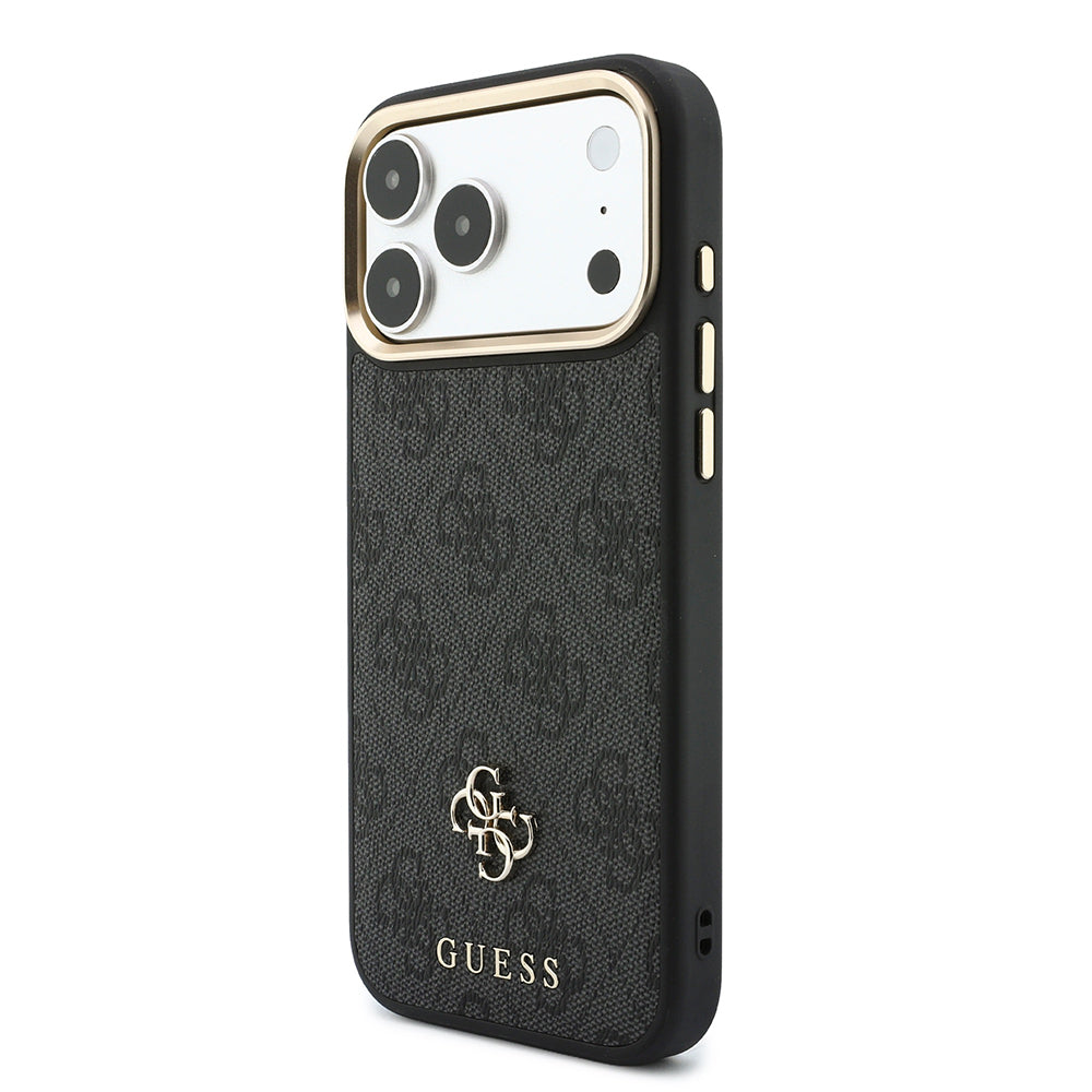 iPhone 17 Pro Max Kılıf Guess Orijinal Lisanslı M-safe Şarj Özellikli Askılı ve 4G Metal Logolu Kartlıklı Kılıf
