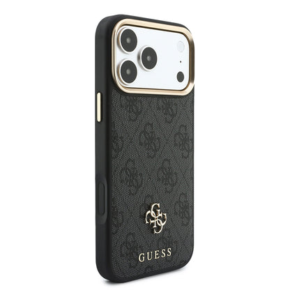 iPhone 17 Pro Max Kılıf Guess Orijinal Lisanslı M-safe Şarj Özellikli Askılı ve 4G Metal Logolu Kartlıklı Kılıf