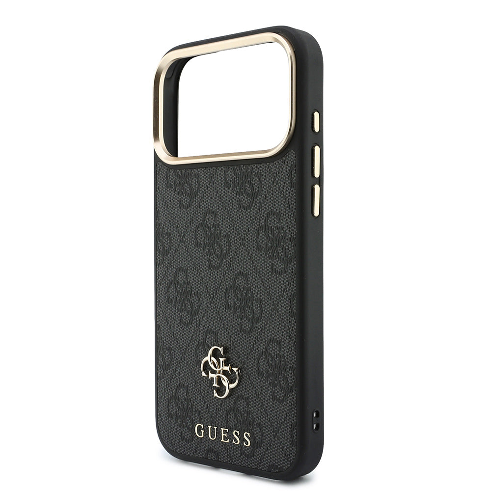 iPhone 17 Pro Max Kılıf Guess Orijinal Lisanslı M-safe Şarj Özellikli Askılı ve 4G Metal Logolu Kartlıklı Kılıf