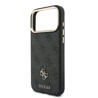 iPhone 17 Pro Max Kılıf Guess Orijinal Lisanslı M-safe Şarj Özellikli Askılı ve 4G Metal Logolu Kartlıklı Kılıf