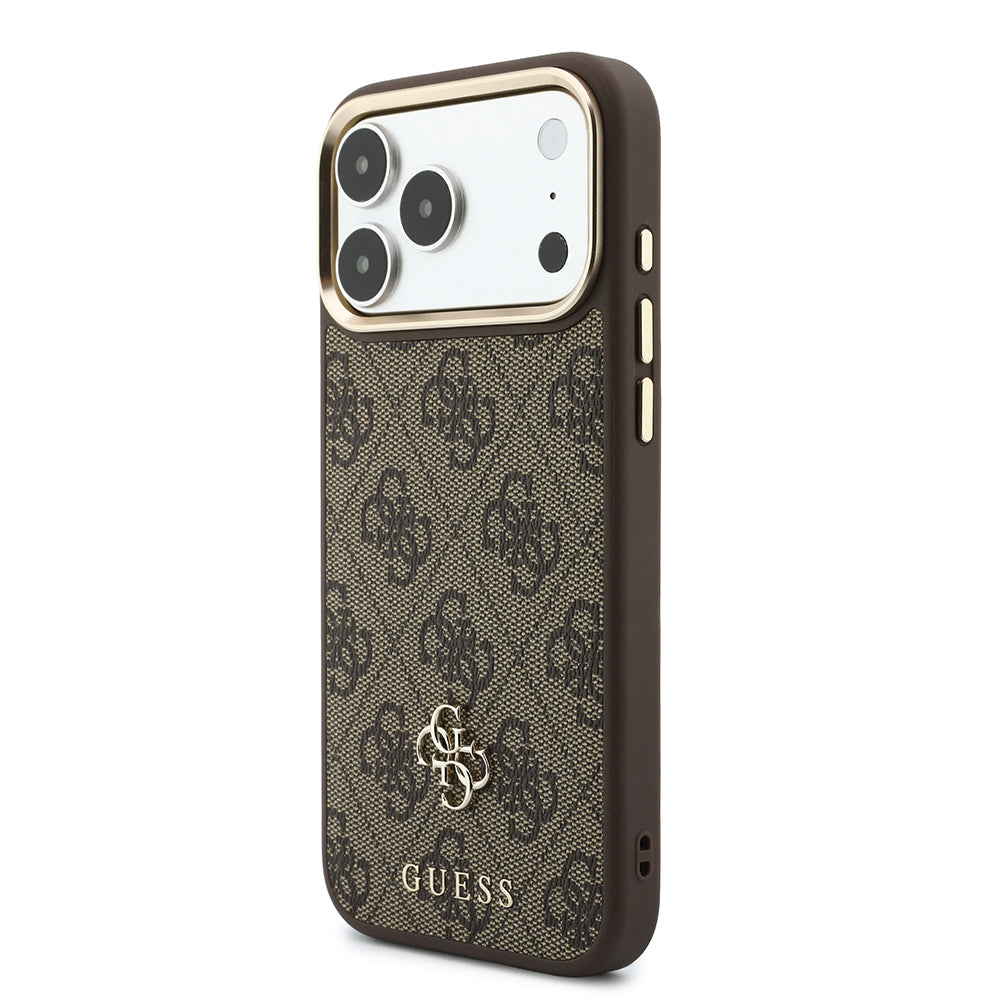 iPhone 17 Pro Max Kılıf Guess Orijinal Lisanslı M-safe Şarj Özellikli Askılı ve 4G Metal Logolu Kartlıklı Kılıf