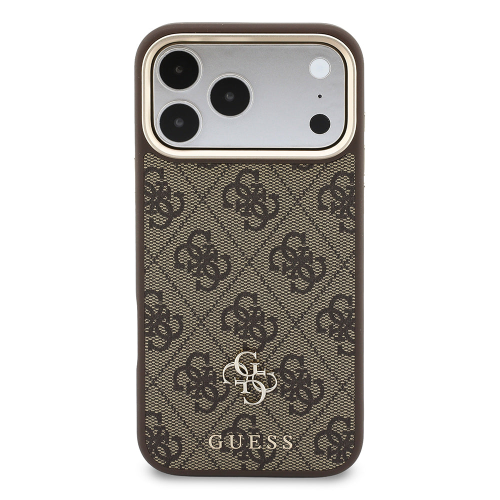 iPhone 17 Pro Max Kılıf Guess Orijinal Lisanslı M-safe Şarj Özellikli Askılı ve 4G Metal Logolu Kartlıklı Kılıf