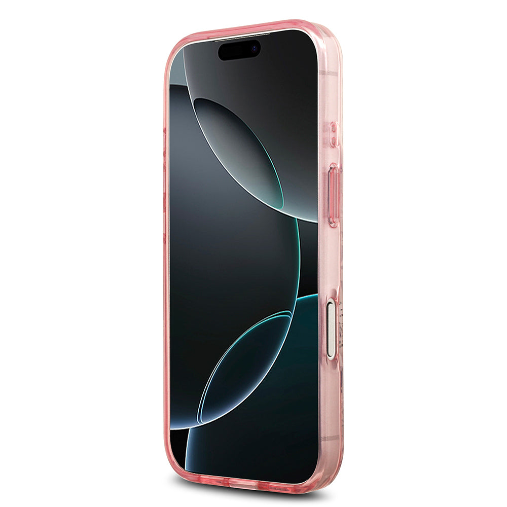 iPhone 17 Pro Max Kılıf Guess Orijinal Lisanslı M-safe Şarj Özellikli Flower Tonal Circle Kılıf