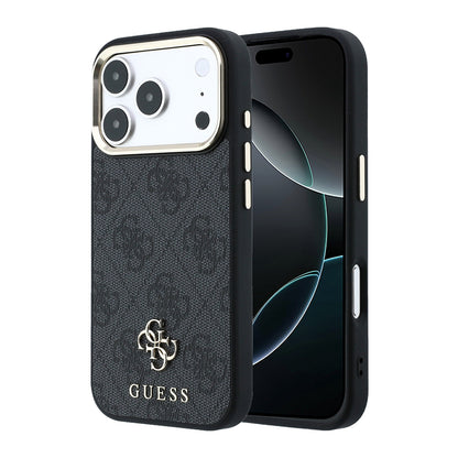 iPhone 17 Pro Max Kılıf Guess Orijinal Lisanslı M-safe Şarj Özellikli Small 4G Classic Logolu Kılıf