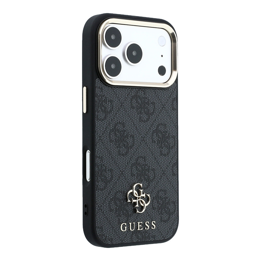 iPhone 17 Pro Max Kılıf Guess Orijinal Lisanslı M-safe Şarj Özellikli Small 4G Classic Logolu Kılıf