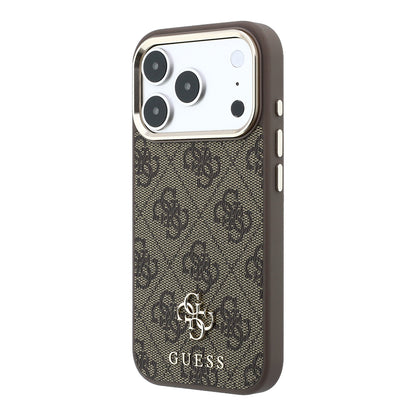 iPhone 17 Pro Max Kılıf Guess Orijinal Lisanslı M-safe Şarj Özellikli Small 4G Classic Logolu Kılıf