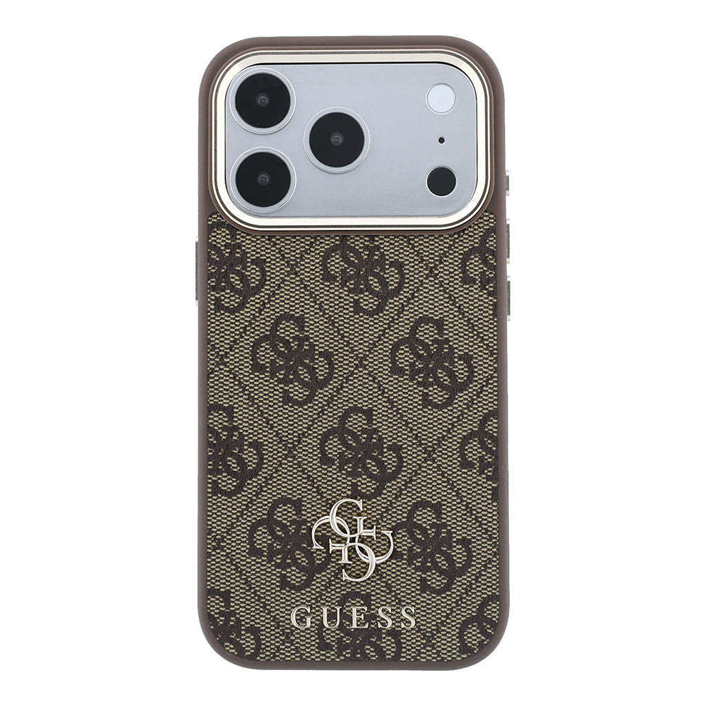iPhone 17 Pro Max Kılıf Guess Orijinal Lisanslı M-safe Şarj Özellikli Small 4G Classic Logolu Kılıf