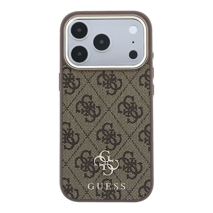 iPhone 17 Pro Max Kılıf Guess Orijinal Lisanslı M-safe Şarj Özellikli Small 4G Classic Logolu Kılıf