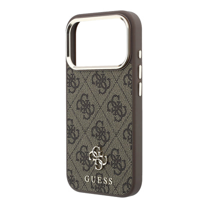 iPhone 17 Pro Max Kılıf Guess Orijinal Lisanslı M-safe Şarj Özellikli Small 4G Classic Logolu Kılıf