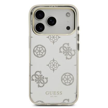 iPhone 17 Pro Max Kılıf Guess Orijinal Lisanslı Metal Kamera Çerçeveli Simli Aynalı Kılıf