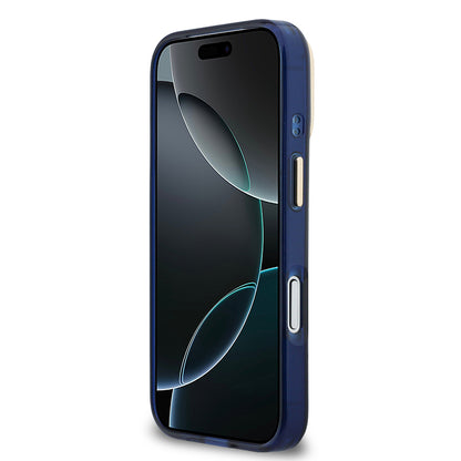 iPhone 17 Pro Max Kılıf Guess Orijinal Lisanslı Yazı ve 4G Büyük Metal Logolu Silikon Kılıf