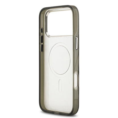 iPhone 17 Pro Max Kılıf Karl Lagerfeld Orijinal Lisanslı M-safe Şarj Özellikli IML Leopar Baskılı Kılıf