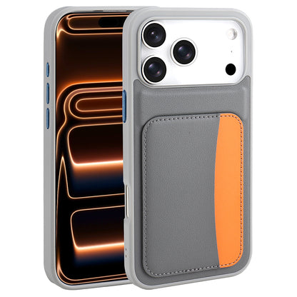 iPhone 17 Pro Max Kılıf Kartlıklı Zore X-Kart Silikon Kılıf