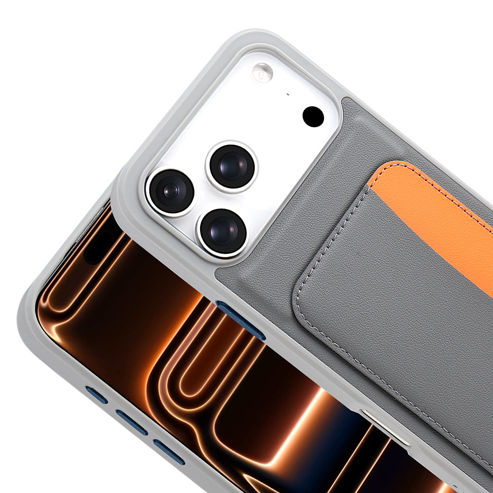 iPhone 17 Pro Max Kılıf Kartlıklı Zore X-Kart Silikon Kılıf