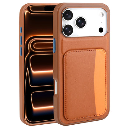 iPhone 17 Pro Max Kılıf Kartlıklı Zore X-Kart Silikon Kılıf