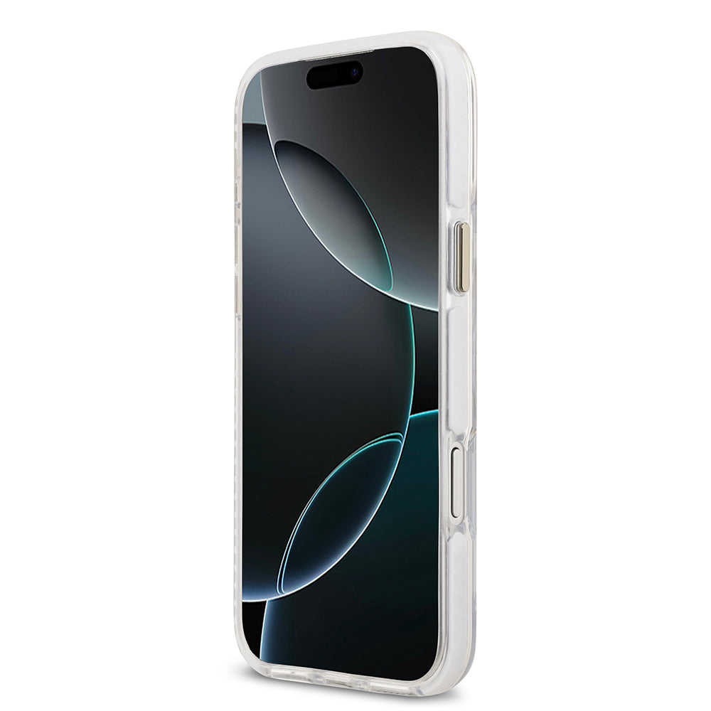 iPhone 17 Pro Max Kılıf Lacoste Orijinal Lisanslı M-safe Şarj Özellikli Gold Timsah Logolu Buzlu Kılıf