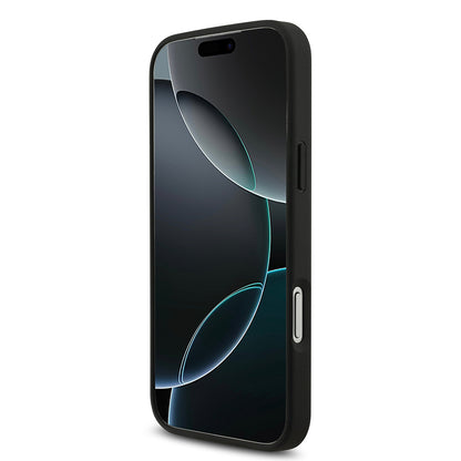 iPhone 17 Pro Max Kılıf Lacoste Orijinal Lisanslı M-safe Şarj Özellikli PU Deri Tasarımlı Metal Logolu Kılıf