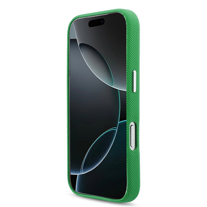 iPhone 17 Pro Max Kılıf Lacoste Orijinal Lisanslı M-Safe Şarj Özellikli PVC Pike Desenli Arka Yüzey İkonik Timsah Dokuma Logolu Kılıf