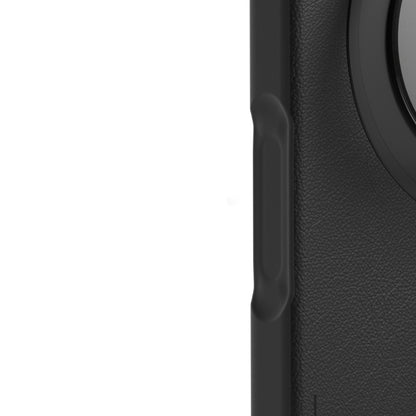 iPhone 17 Pro Max Kılıf M-safe Şarj Özellikli 360 Derece Standlı Basit Mat Deri Desenli Youngkit Tech Leather Serisi Kılıf