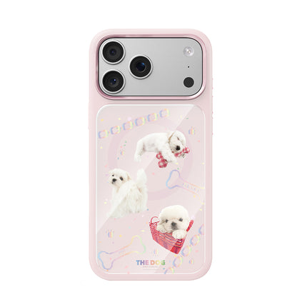 iPhone 17 Pro Max Kılıf M-safe Şarj Özellikli 3D Baskılı Tasarım Mutural The Dog Serisi Kılıf