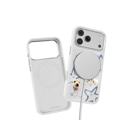 iPhone 17 Pro Max Kılıf M-safe Şarj Özellikli 3D Baskılı Tasarım Mutural The Dog Serisi Kılıf