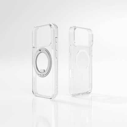 iPhone 17 Pro Max Kılıf M-Safe Şarj Özellikli Airbag Tasarımlı Standlı AmazingThing Titan Pro MagSpin Kılıf