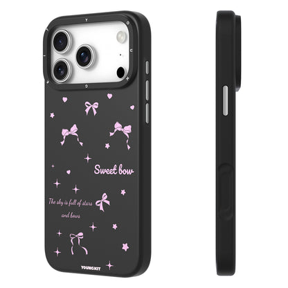 iPhone 17 Pro Max Kılıf M-Safe Şarj Özellikli Airbagli Çift Katmanlı Youngkit Sweathart Serisi Kılıf