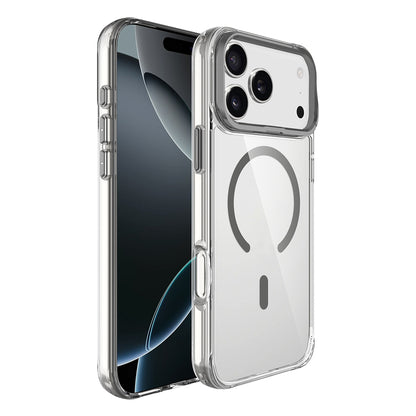 iPhone 17 Pro Max Kılıf M-safe Şarj Özellikli Airbagli Kamera Standlı Zore Azor Kılıf