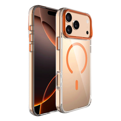 iPhone 17 Pro Max Kılıf M-safe Şarj Özellikli Airbagli Kamera Standlı Zore Azor Kılıf