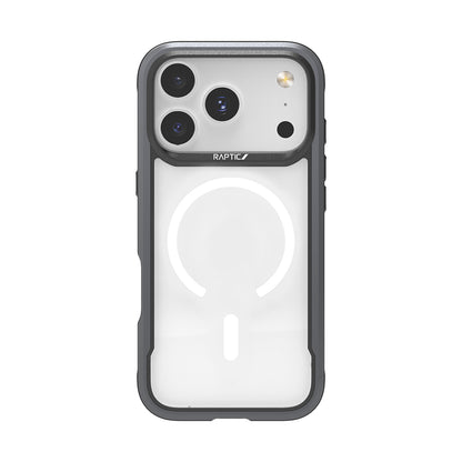 iPhone 17 Pro Max Kılıf M-safe Şarj Özellikli Airbagli Raptic Shield Serisi Şeffaf Arka Yüzey Kılıf
