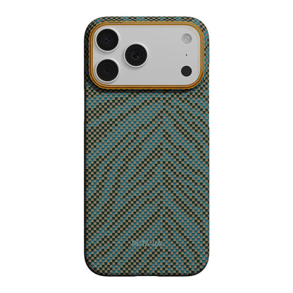 iPhone 17 Pro Max Kılıf M-safe Şarj Özellikli Aramid Fiber Pitaka Breath of Veins Serisi Kılıf