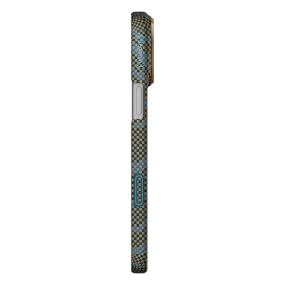 iPhone 17 Pro Max Kılıf M-safe Şarj Özellikli Aramid Fiber Pitaka Breath of Veins Serisi Kılıf