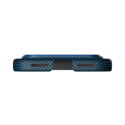 iPhone 17 Pro Max Kılıf M-safe Şarj Özellikli Aramid Fiber Pitaka Tactile Woven Sunset-Moonrise Serisi Sunset Kılıf