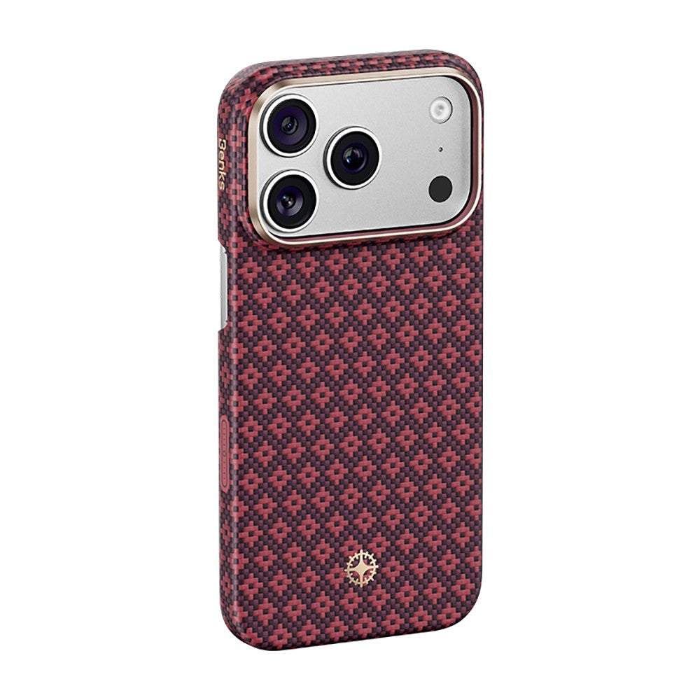 iPhone 17 Pro Max Kılıf M-Safe Şarj Özellikli Benks ArmorAir ArmorGrid Serisi C1 Kevlar Karbon Kılıf