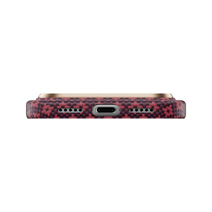 iPhone 17 Pro Max Kılıf M-Safe Şarj Özellikli Benks ArmorAir ArmorGrid Serisi C1 Kevlar Karbon Kılıf
