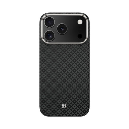iPhone 17 Pro Max Kılıf M-Safe Şarj Özellikli Benks ArmorAir ArmorGrid Serisi Kevlar Karbon Kılıf