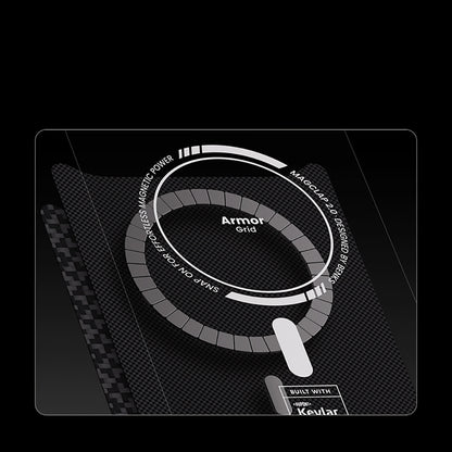 iPhone 17 Pro Max Kılıf M-Safe Şarj Özellikli Benks ArmorPro ArmorGrid Serisi Kevlar Kılıf