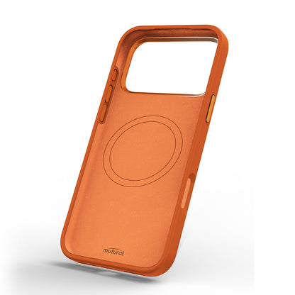 iPhone 17 Pro Max Kılıf M-safe Şarj Özellikli Çiçek Tasarımlı Mutural Flower Serisi Kılıf