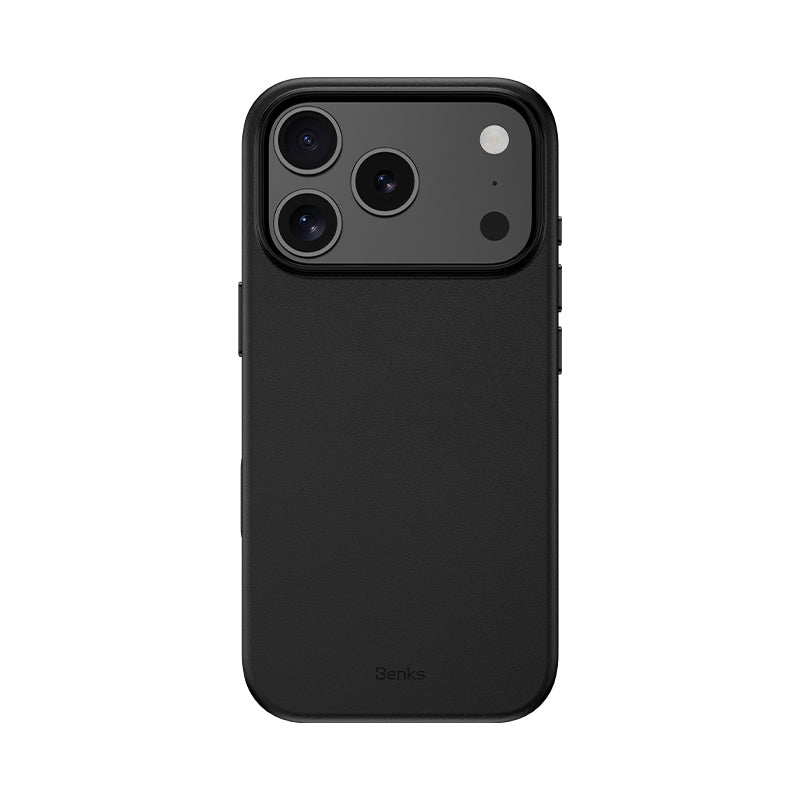 iPhone 17 Pro Max Kılıf M-safe Şarj Özellikli Çizilmeye Dayanıklı Benks VitaPro Serisi PU Deri Kılıf