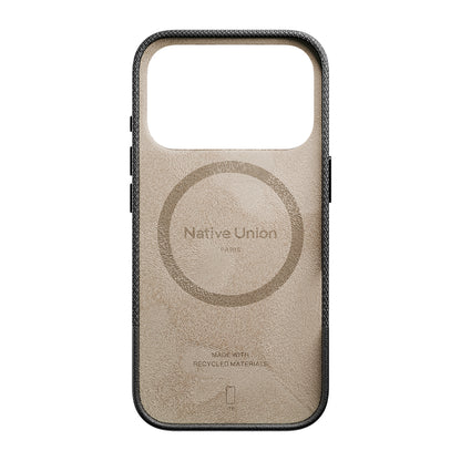 iPhone 17 Pro Max Kılıf M-safe Şarj Özellikli Deri Dokulu Native Union RE Classic Serisi Kılıf