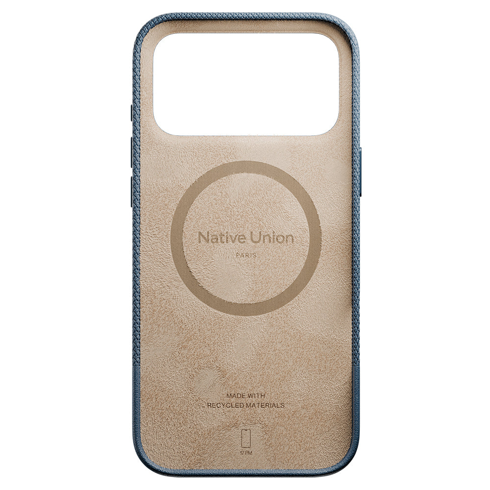 iPhone 17 Pro Max Kılıf M-safe Şarj Özellikli Deri Dokulu Native Union RE Classic Serisi Kılıf
