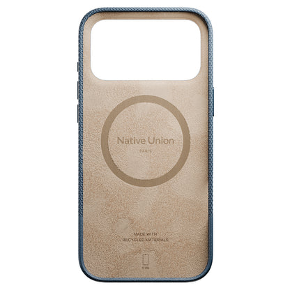 iPhone 17 Pro Max Kılıf M-safe Şarj Özellikli Deri Dokulu Native Union RE Classic Serisi Kılıf