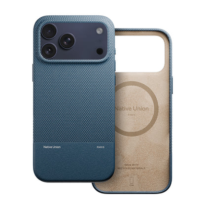 iPhone 17 Pro Max Kılıf M-safe Şarj Özellikli Deri Dokulu Native Union RE Classic Serisi Kılıf