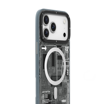 iPhone 17 Pro Max Kılıf M-safe Şarj Özellikli Kamera Denetim Butonlu Youngkit Technology Serisi Kılıf
